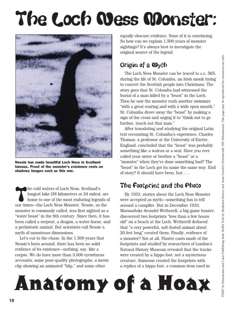 The Loch Ness Monster.pdf Loch Ness Monster