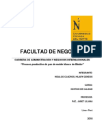 Formato de Caracterización Del Proceso Productivo de Bimbo