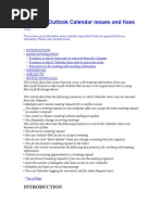 Download Common Outlook Calendar Issues and Fixes by San Rulz SN39040644 doc pdf