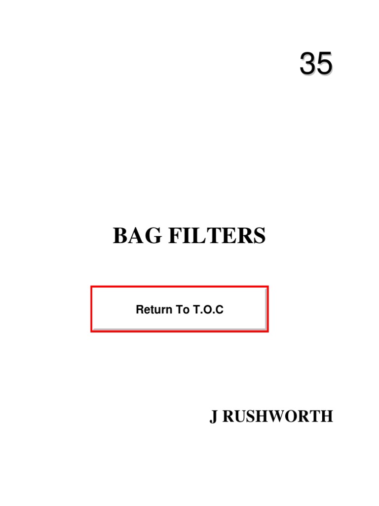 Bag Filter Design and Operation Guide | PDF | Filtration | Building ...