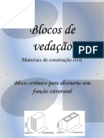 Blocos de Vedação