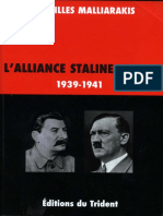 Malliarakis, Jean-Gilles - L'Alliance Staline-Hitler