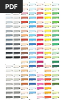 Color Chart Copic