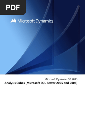 Analysis Cubes