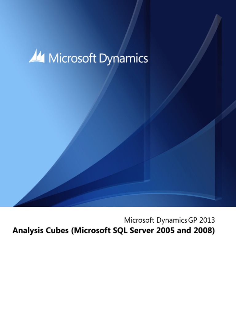 Analysis Cubes | PDF | Microsoft Sql Server | Databases