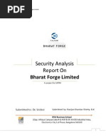 Download Security Analysis of Bharat Forge Ltd by Ranjan Shetty SN39042263 doc pdf