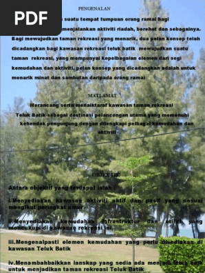 Pelan Konsep Rekreasi Sara Pdf