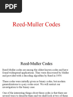 Reed-Muller Codes