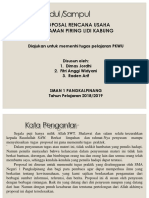 Power Point Proposal Perencanaan Piring Lidi Kabung