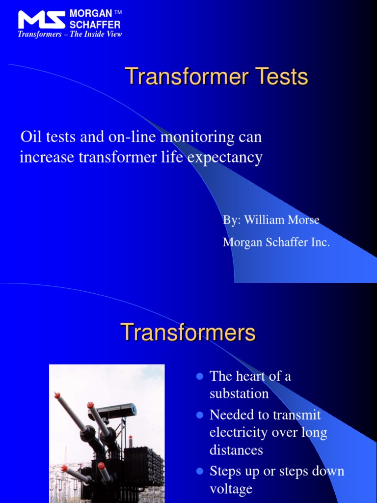 Transformer Oil Testing & Monitoring Guide | PDF | Transformer ...