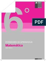 Estándares de Aprendizaje Matemáticas - 6º Básico PDF