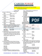 Quant Memory Based Sbi Clerk Prelims