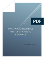 Numeros Aleatorios y Pseudoaleatorios