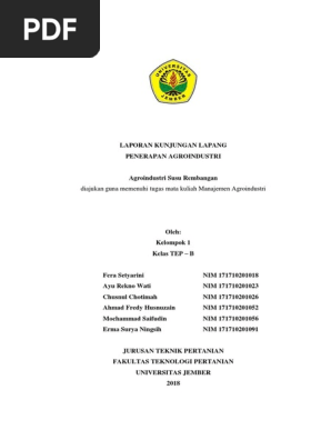 Agroindustri Susu Rembangan