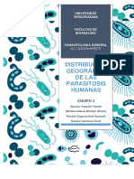 Distribuci N Geografica de La Parasitosis Humanas