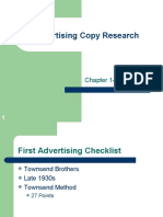 StrategicCopywritingCh14AdvertisingCopyResearch