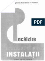 Manualul instalatorului INCALZIRE