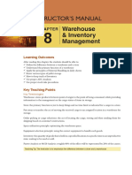 Instructor's guide warehouse inventory management