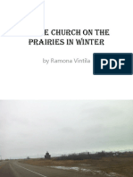 Little Church On The Prairies in Winter