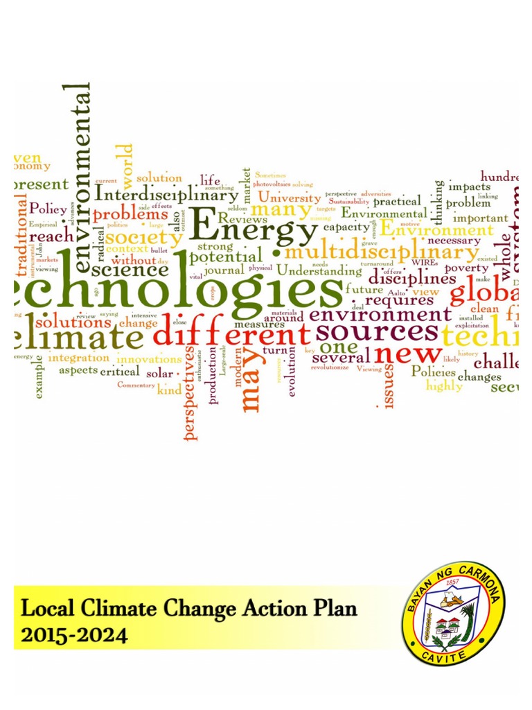 Local Climate Change Action Plan Sample