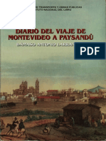 Damaso Antonio Larranaga - Diario Del Viaje de Montevideo A Paysandu