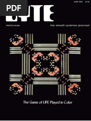 Byte Vol 00 10 1976 06 The Game Of Life In Color Pdf Personal Computers Computer Program