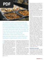 Cliente exige segurança alimentar