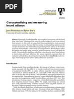 Download Brand Salience PDF by Surbhi Gupta SN39046544 doc pdf
