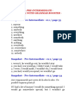 Snapshot - Pre-Intermediate - Ex 1 / Page 53