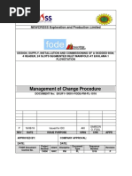 MOC Process Flow Chart | PDF | Engineering | Business