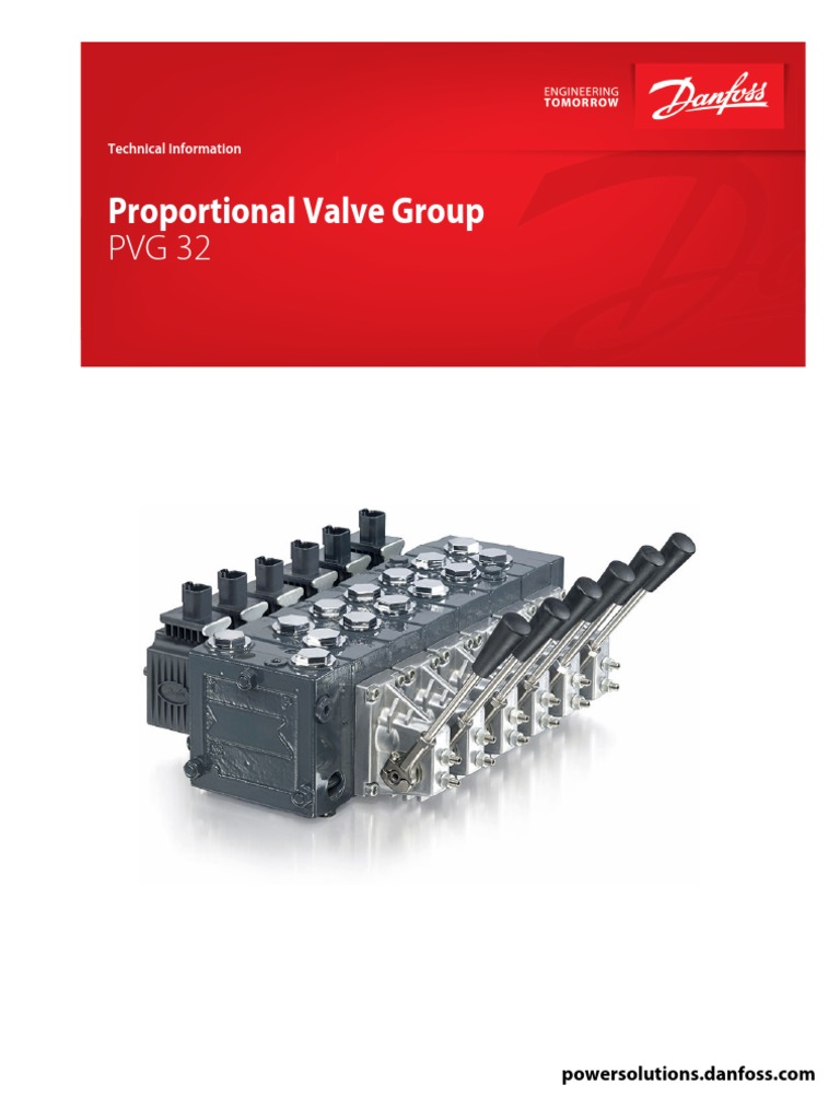 Proportional Valve Group: Technical Information | PDF | Valve | Pump