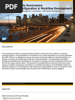SAP Master Data Governance Framework Configuration & Workflow Development