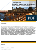 SAP Master Data Governance Framework Configuration & Workflow Development