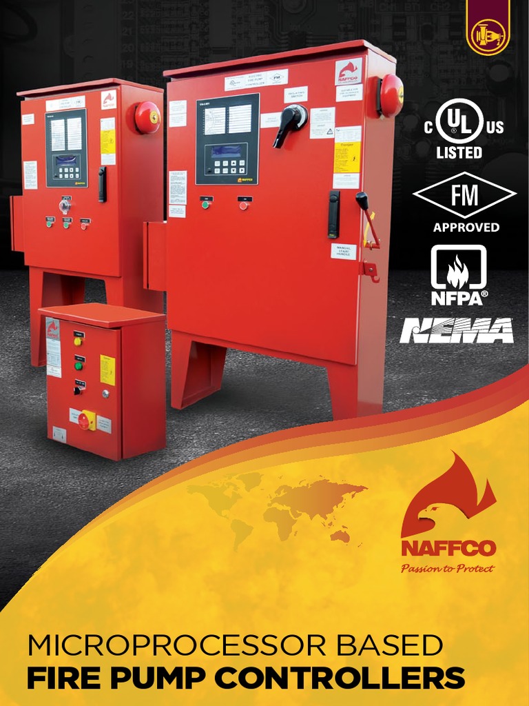 NAFFCO Fire Pump Controllers Overview | PDF | Switch | Battery Charger