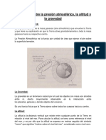 Presión Atmosférica y Electroscopio