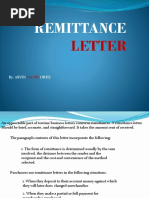 Sample Remittance Letter Format | PDF