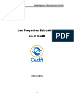 CEDFI - Proyectos Educativos 2015-2016