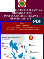 Peningkatan PKB DLM Rangka Meningkatkan Profesionalisme Perawat Menghadapi M-E-A