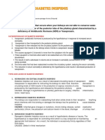 Diabetes Insipidus Handout