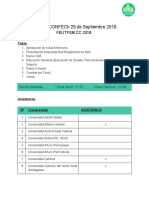 Acta Confech - 29 de Septiembre de 2018