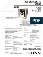 Service Manual: Mini Hi-Fi Component System