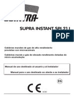 Manual Cointra Supra Instant Omni PDF