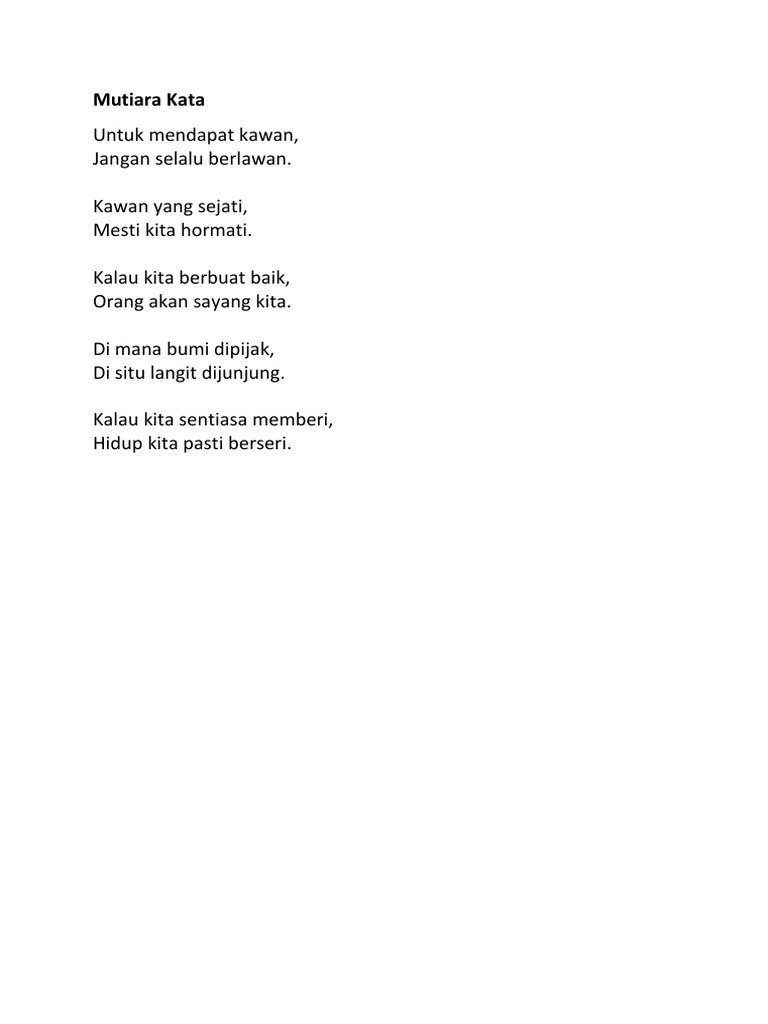 Mutiara Kata Pdf