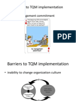 Barriers To TQM Implementation