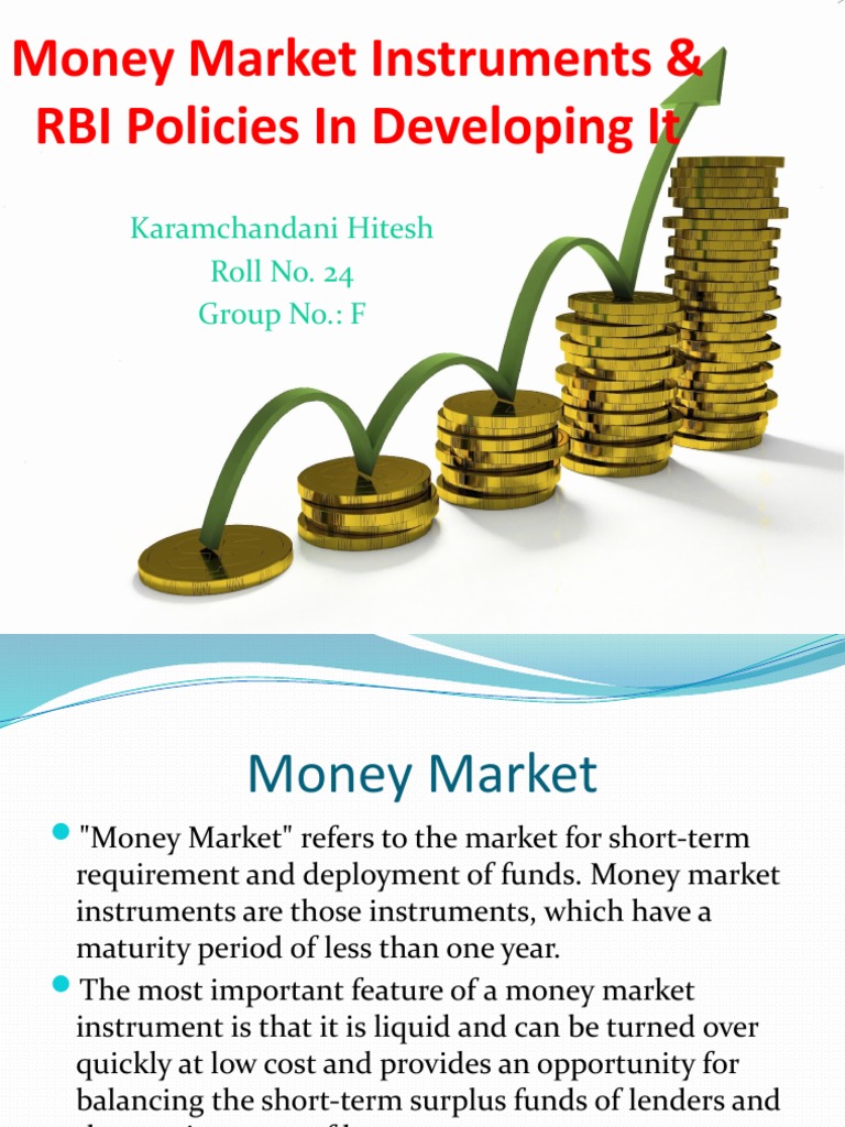 Money Market Instruments | PDF | Repurchase Agreement | Money Market