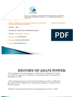 History of Adani Power