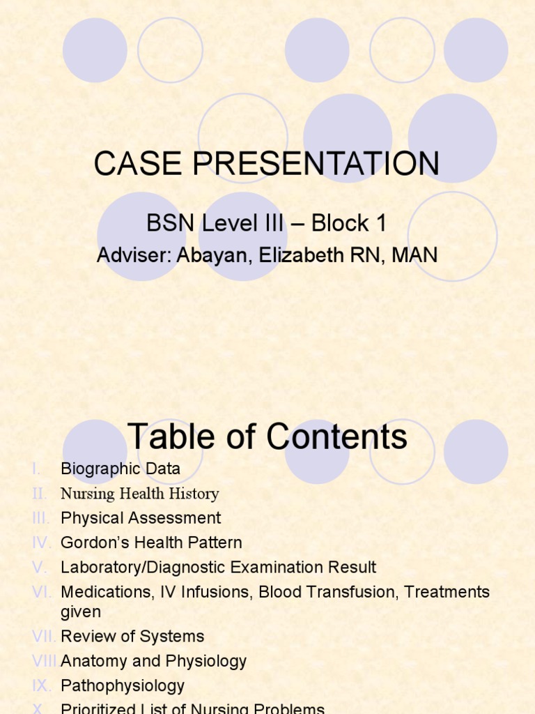 Cesarean section case presentation picture