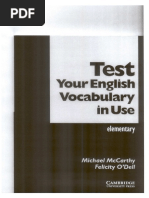 Test Your English Vocab in Use Elementary PDF