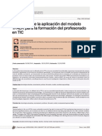 Validation of The Application of TPACK PDF