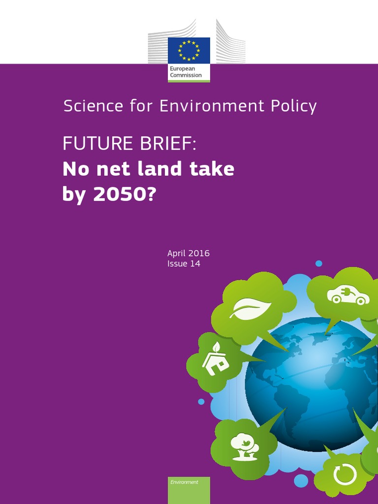 No Net Land Take by 2050 FB14 en PDF Urban Sprawl Soil